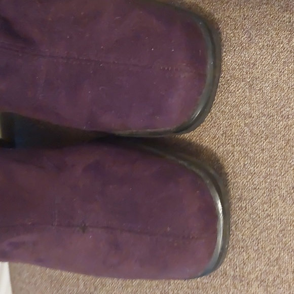 VINTAGE, Brown stretch Suede Boots, Size 38 European - Picture 3 of 9